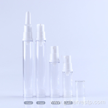 Plastic Material 5ml 10ml 15ml Airless Pump Bottle